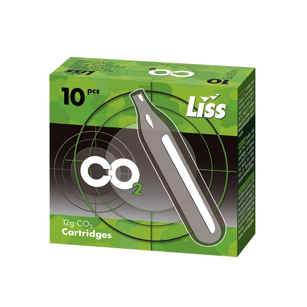 Балончики CO2 для пневматики 10 шт., LISS - зображення 6