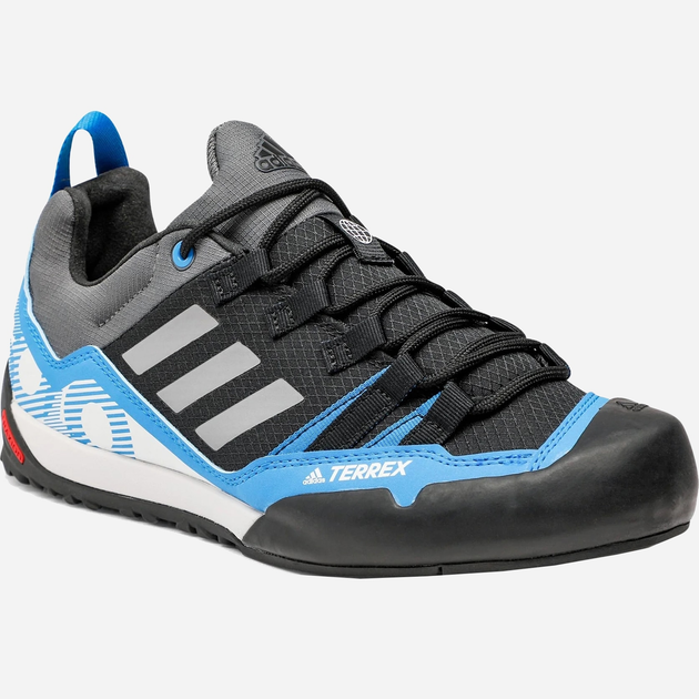 Buty turystyczne męskie adidas Terrex Swift Solo 2 S24011 46.5 (11.5UK) 30 cm Czarny/Niebieski (4064055912776) - obraz 3