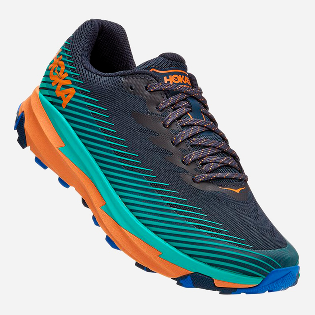 Чоловічі кросівки для бігу HOKA ONE ONE Torrent 2 1110496 41 1/3 Темно-сині (194715579798) - зображення 2