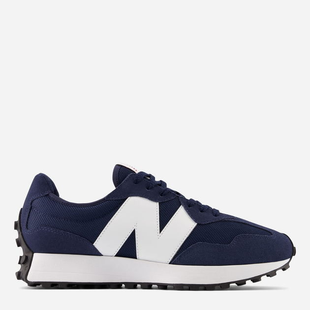 Buty sportowe męskie na platformie do kostki New Balance 327 MS327CNW 40 (7US) 25 cm Granatowe (196307579476) - obraz 1