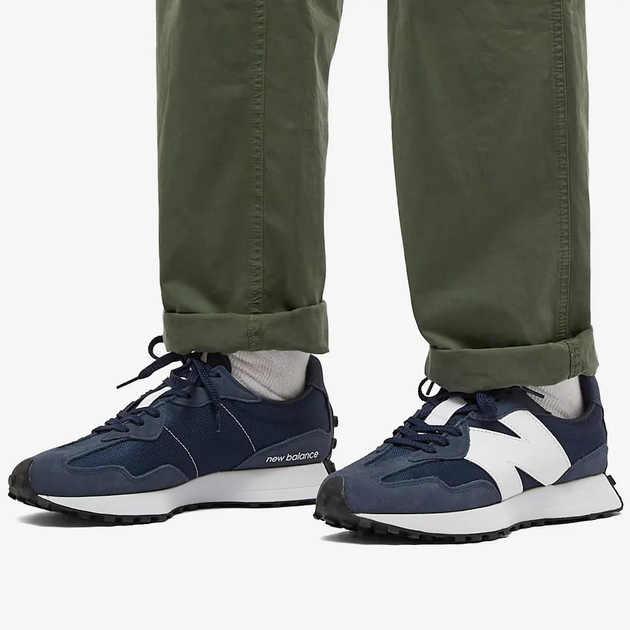 Buty sportowe męskie do kostki New Balance 327 MS327CNW 44 (10US) 28 cm Granatowe (196307579537) - obraz 5