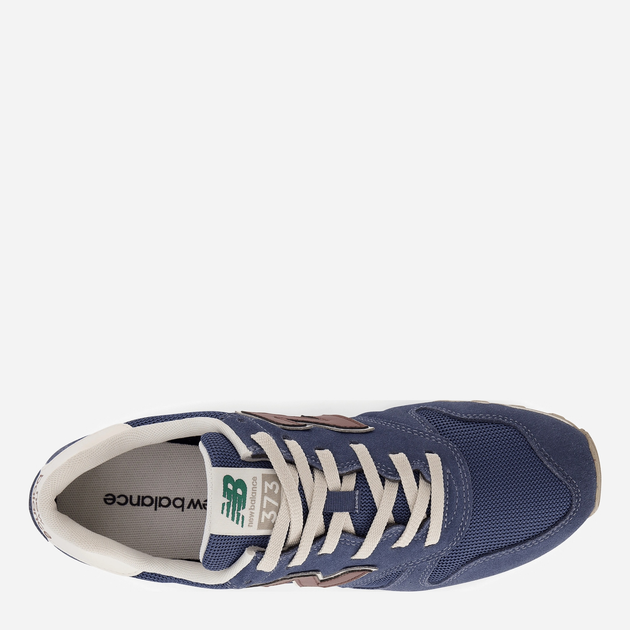 Чоловічі кросівки New Balance 373v2 ML373RT2 40.5 (7.5US) 25.5 см Темно-синій/Бежевий (196307319034) - зображення 4