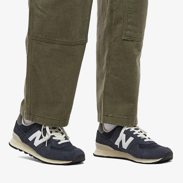 Чоловічі кросівки New Balance 574 U574RH2 43 (9.5US) 27.5 см Темно-сині (196307519083) - зображення 8