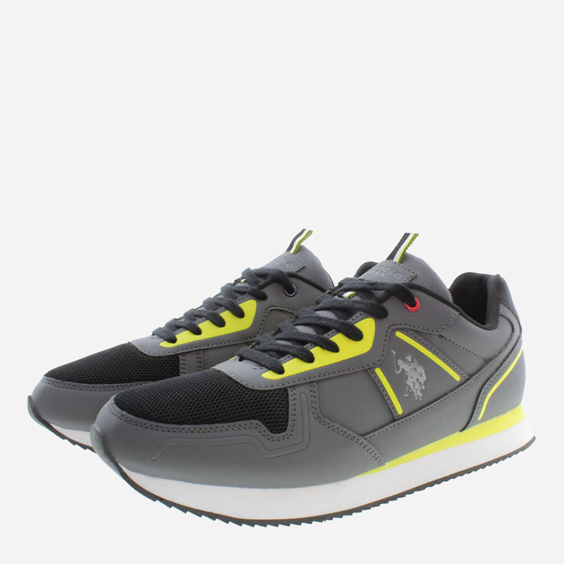 Чоловічі кросівки U.S. Polo Assn Sneaker NOBIL004MBYM1 41 27 см Сірі (8055197312490) - зображення 3