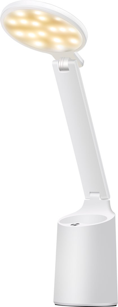 Lampa stołowa Activejet FUTURE 7W 350lm 2800-5500K 5V USB z baterią 1200mAh biała - obraz 3