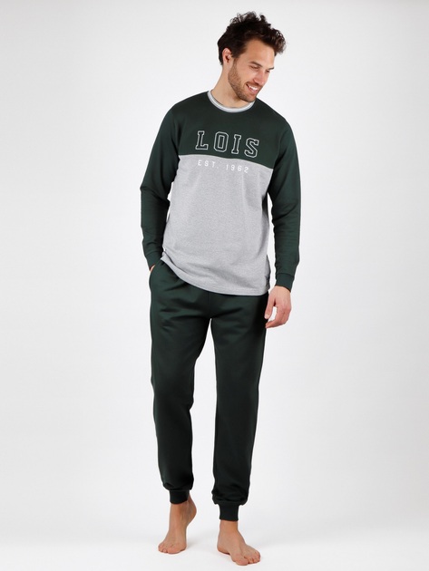 Piżama Admas Lois 56386 S khaki (8433623632273) - obraz 1