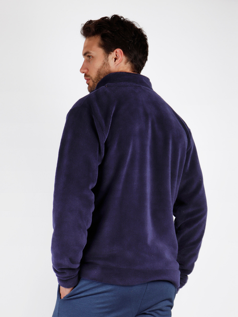 Bluza piżamowa męska ciepła Admas Lois 57537 XL Granatowa (8433623629372) - obraz 3