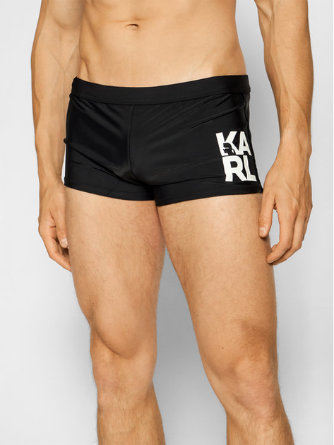 Kąpielówki Karl Lagerfeld KL21MTR01 L Czarne (8052283335791) - obraz 1