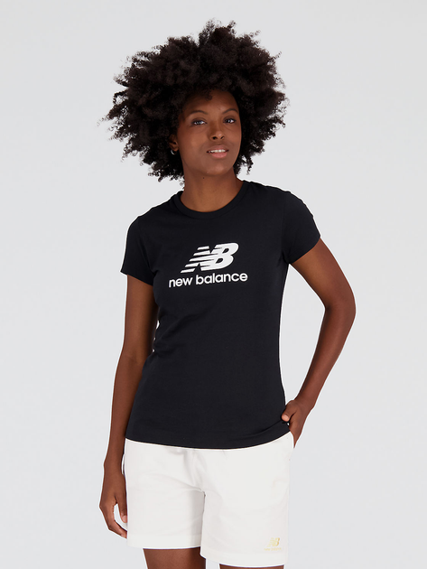 Футболка женская New Balance Essentials Stacked Logo WT31546BK XS ...