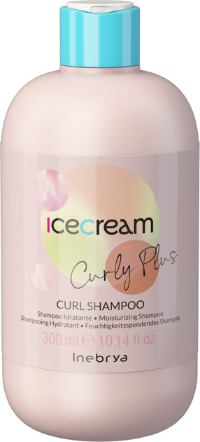 Акція на Зволожувальний шампунь Inebrya Curl Shampoo для кучерявого та хімічно завитого волосся 300 мл від Rozetka