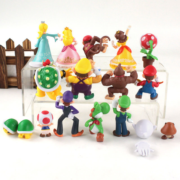 Супер Марио Super Mario Супер Марио брос братья Марио набор фигурок ...