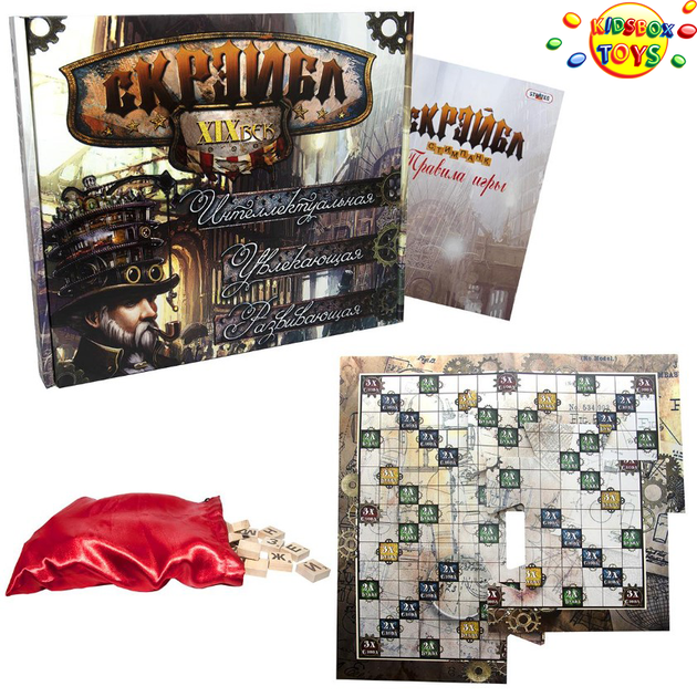 Настольная игра Strateg Скрейбл 21век игра в слова на русском языке ...
