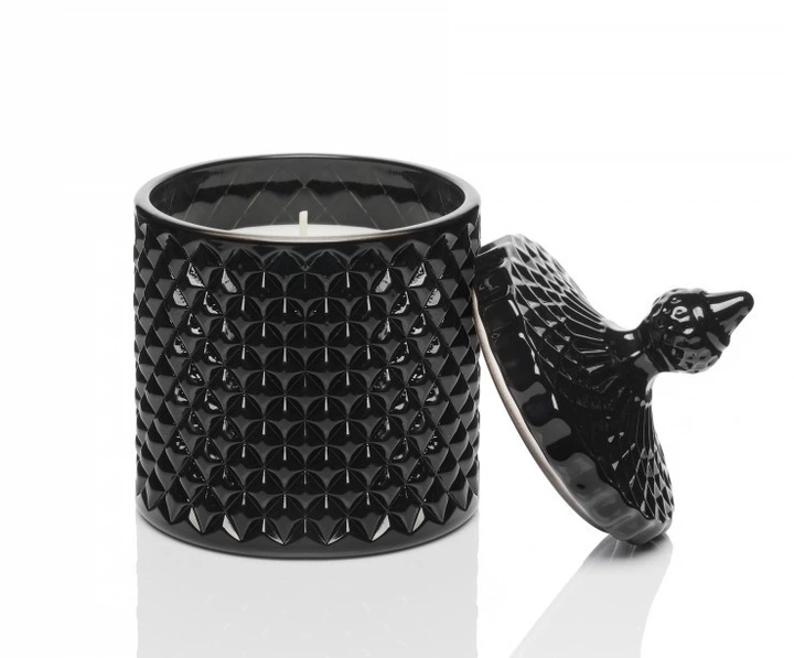 Свічка ароматизована в склі Bartek Candles Кристал чорна 180г. - Фото 1 Свічка ароматизована в склі Bartek Candles Кристал чорна 180г. - изображение 1