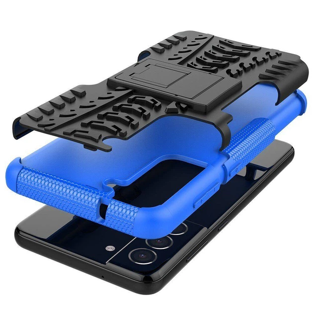 Чехол Armor Case для Samsung Galaxy S21 FE Blue - Фото 4 Чехол Armor Case для Samsung Galaxy S21 FE Blue - изображение 4