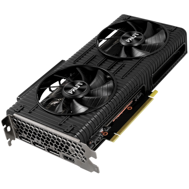 Відеокарта Palit Xpertvision RTX3060Ti DUAL 8GB V1/NVIDIA/RTX/3060 Ti /DUAL/8GB/GDDR6/256bit/3-DP/HDMI/V1/LHR - зображення 5