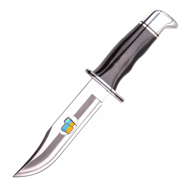 Нож нескладной с кожанним чехлом Buck 119BKSFN-B, 267 мм - изображение 1