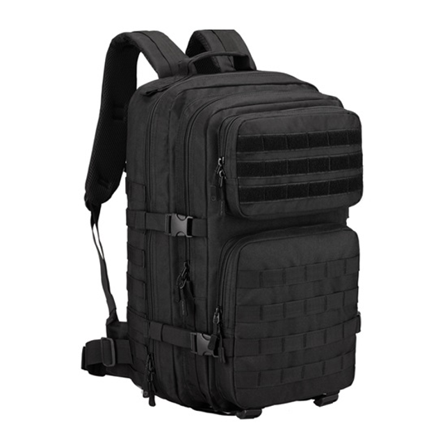 Рюкзак тактический военный штурмовой Protector plus S458 45л с системой Molle black - изображение 2