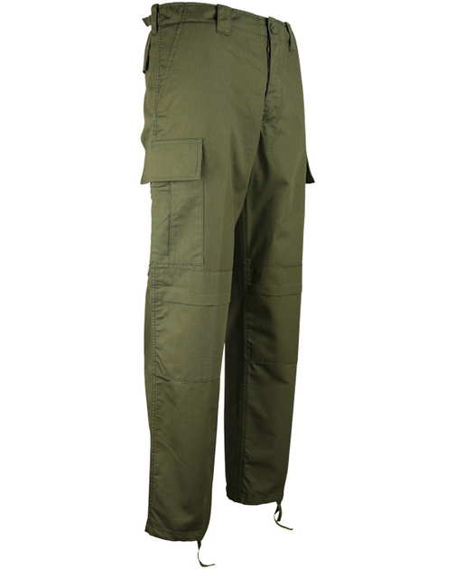 Штани тактичні KOMBAT UK M65 BDU Ripstop Trousers, оливковий, 40 - изображение 1