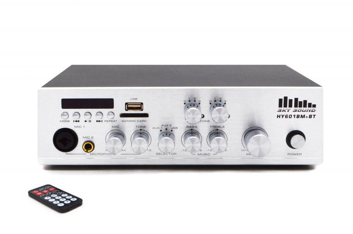 Трансляционный усилитель SKY SOUND HY-601MB+BT (2-ZONE-2*60W) - изображение 4