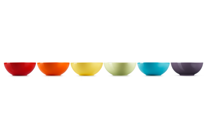 Набір із 6 салатників Le Creuset Rainbow 16 см різнокольорові (79286168359006) - Фото 3 Набір із 6 салатників Le Creuset Rainbow 16 см різнокольорові (79286168359006) - зображення 3