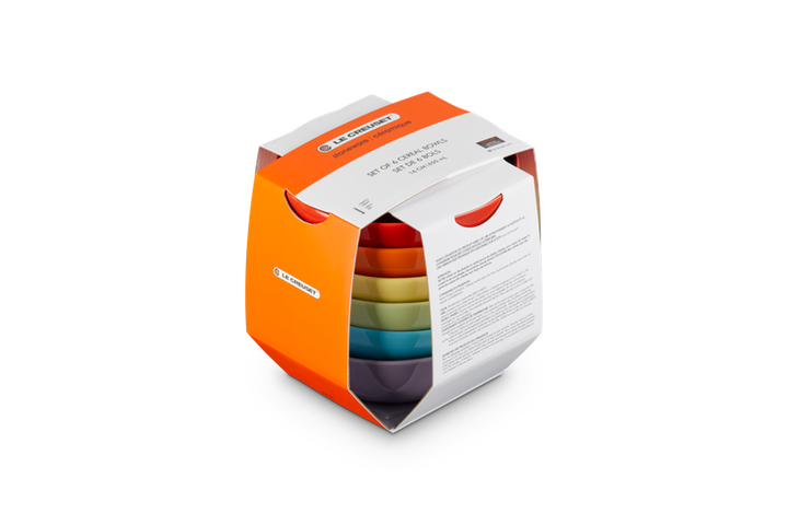 Набір із 6 салатників Le Creuset Rainbow 16 см різнокольорові (79286168359006) - Фото 5 Набір із 6 салатників Le Creuset Rainbow 16 см різнокольорові (79286168359006) - зображення 5