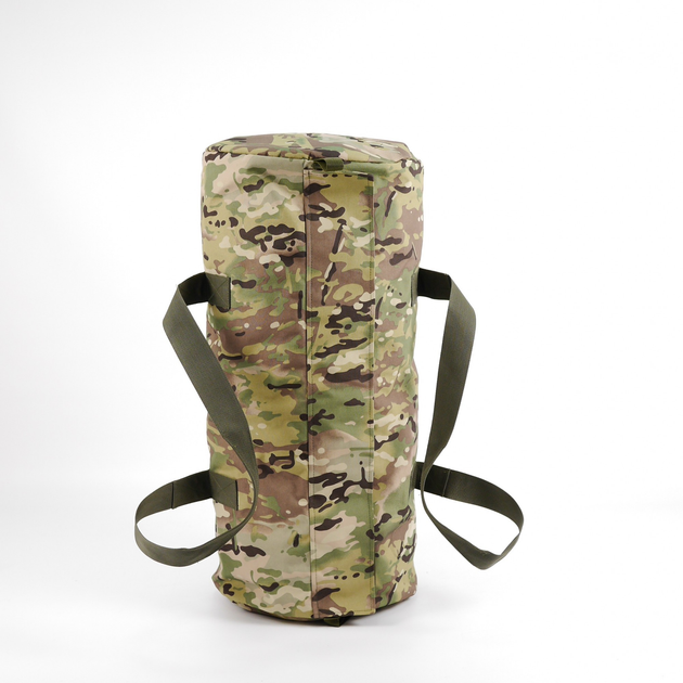 Баул тактичний військовий транспортний сумка-рюкзак 80 л Мультикам - зображення 1