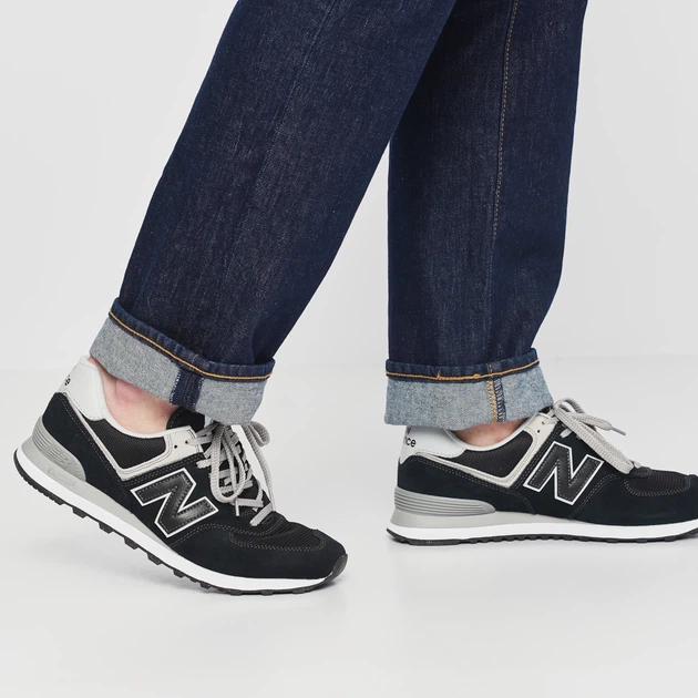 Buty sportowe damskie New Balance 574 ML574EVB 38.5 (6US) Czarny/Szary (195907803233) - obraz 2