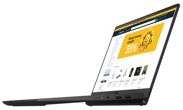 Ноутбук MSI Modern 14 B4MW Luxury Black – фото, отзывы