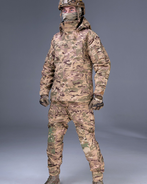 Комплект штурмові штани + куртка UATAC Gen 5.2 (XL) Мультикам (Multicam) STEPPE (Степ) - зображення 1