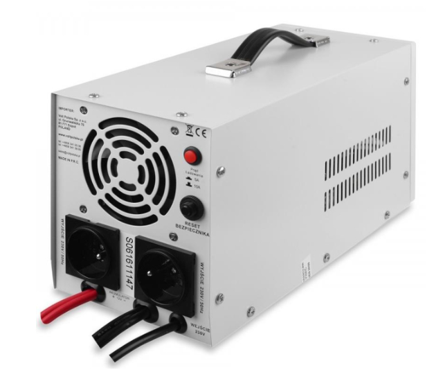 Гібридний ДБЖ-інвертор Volt Polska SINUS PRO 1000 E 12/230V 700/1000W (3SP091012E) - зображення 2