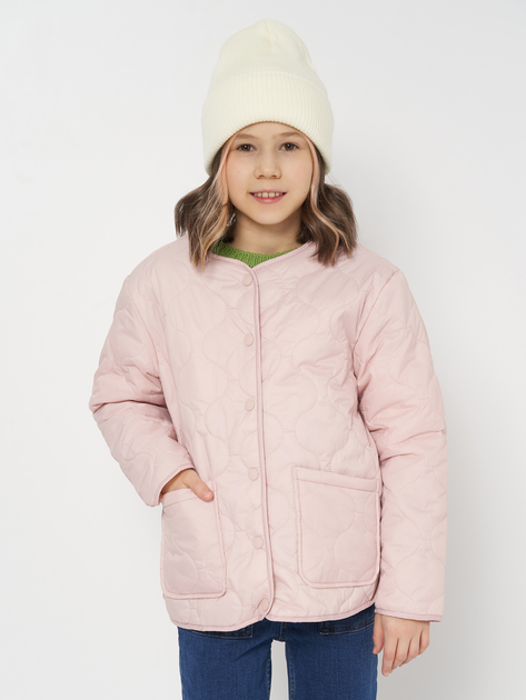 Акція на Дитяча демісезонна куртка для дівчинки Coccodrillo Flower WC2152201FLO-033 92 см Пудровий/Рожевий від Rozetka