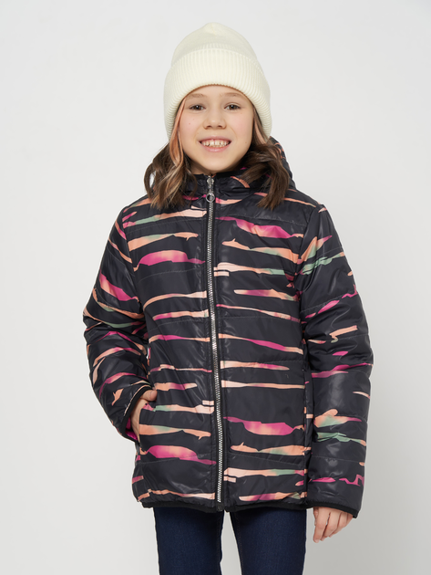 Детская демисезонная двусторонняя куртка Coccodrillo Outerwear Girl Kids ZC2152503OGK-022 104 см Разноцветная (5904705927165) 