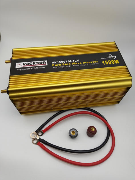 Преобразователь напряжения автомобильный инвертор VACKSON VK1500PSI-12V ЧИСТЫЙ СИНУС, USB и кулером охлаждением - изображение 6