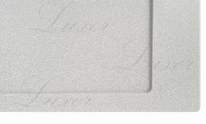 Гранітна кухонна мийка Luxor Maienblute GR 62 x 50 + сифон, перелив, горловина в комплекті, сірий - зображення 11