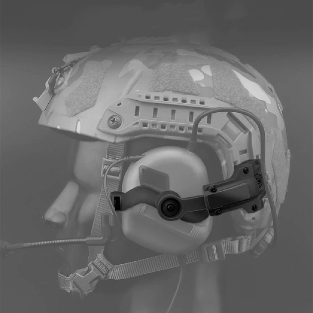 Комплект креплений активных наушников Earmor / Howard Leight / TAC-SKY на шлем (Черный) (HD-ACC-08-BK) - изображение 1