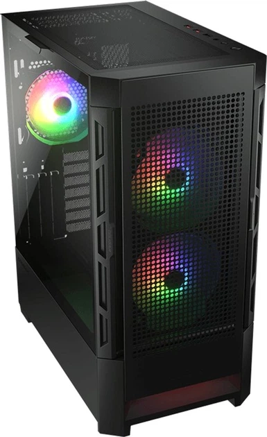 Корпус Cougar Airface RGB Black (CGR-5ZD1B-AIR-RGB) - Фото 3 Корпус Cougar Airface RGB Black (CGR-5ZD1B-AIR-RGB) - зображення 3