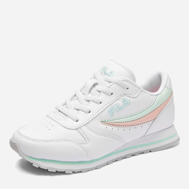 Sneakersy dziecięce dla dziewczynki Fila 1010783-94W 30 19.3 cm Białe (8719477382572) - obraz 2