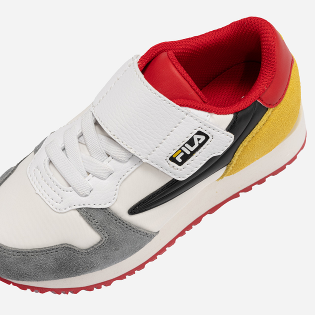 Buty sportowe dziecięce dla dziewczynki na rzepy Fila FFK0036-13056 33 21 cm Białe (8719477630444) - obraz 8