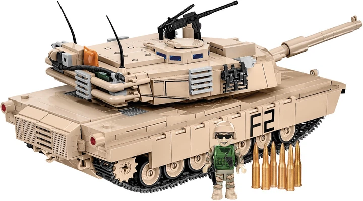 Klocki konstrukcyjne Cobi Czołg M1A2 Abrams 975 elementów (COBI-2622) - obraz 4