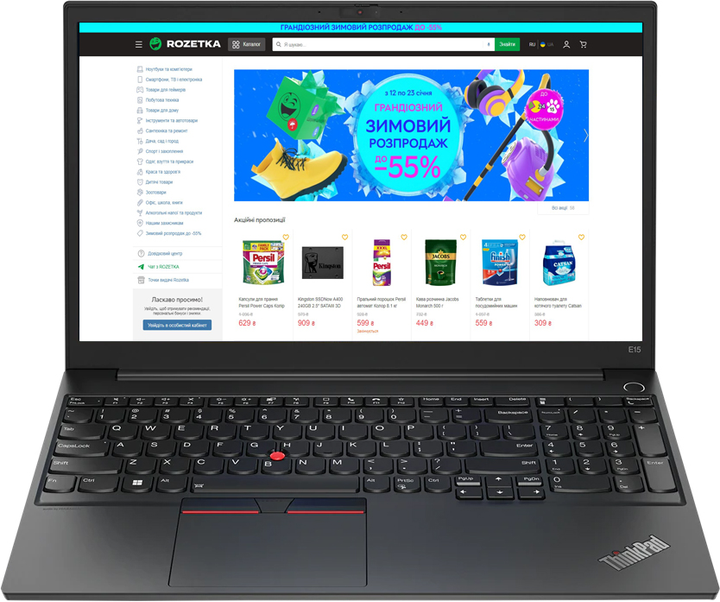 Ноутбук Lenovo ThinkPad E15 Gen 4 (21ED004YRA) Black – фото, отзывы ...