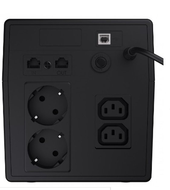 Источник бесперебойного питания (ИБП) Green Cell 600/1000W - изображение 2