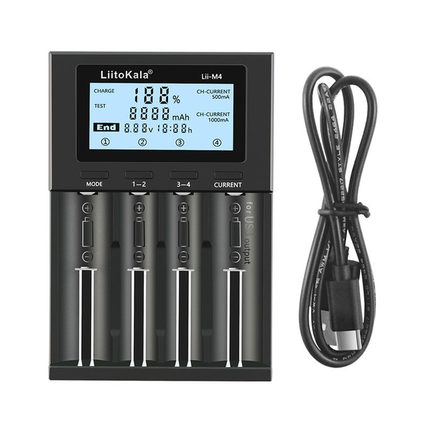 Зарядное устройство Liitokala Lii-M4 c функцией power bank – фото ...