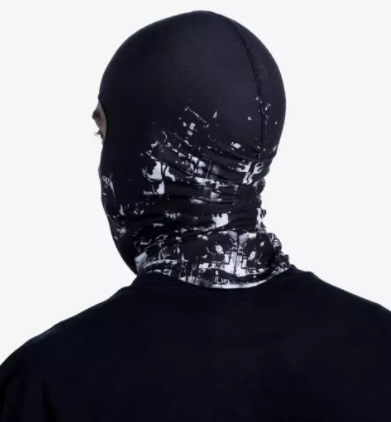 Балаклава Buff MICROFIBER BALACLAVA phys black Чорний-Білий - изображение 2