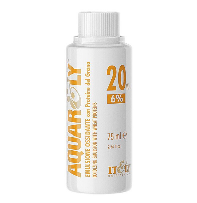 Окислювальна емульсія Itely Hairfashion Aquarely 20 Vol, 75 мл - Фото 1 Окислювальна емульсія Itely Hairfashion Aquarely 20 Vol, 75 мл - зображення 1