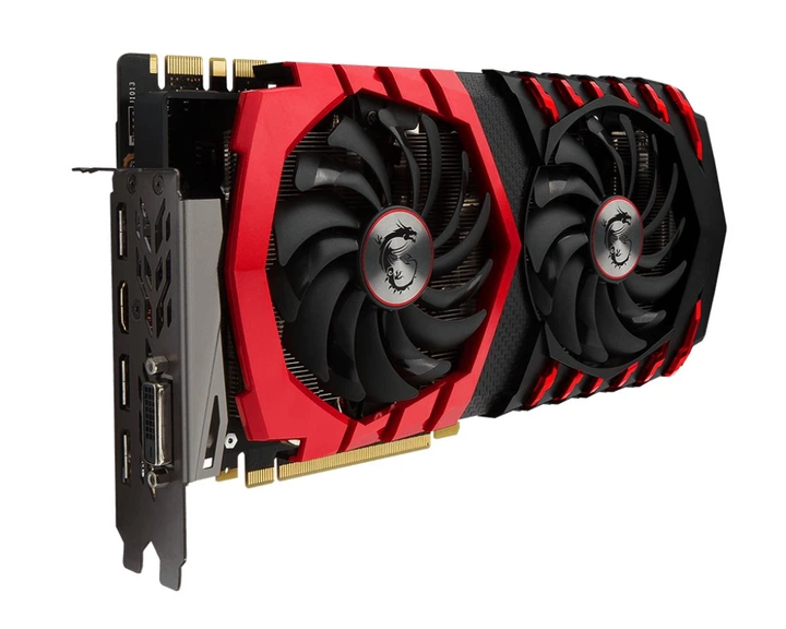 中古 MSI GeForce GTX 1080 GAMING X 8G Видеокарта MSI GeForce GTX 1080 Gaming X 8G GDDR5X (256bit) (1822