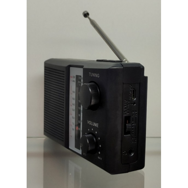 Радіоприймач Golon всехвильовий FM/AM/SW/Bluetooth/USB/SD ICF-2BT акумулятор 18650 з антеною, чорний - Refurbished - Фото 2 Радіоприймач Golon всехвильовий FM/AM/SW/Bluetooth/USB/SD ICF-2BT акумулятор 18650 з антеною, чорний - Refurbished - изображение 2