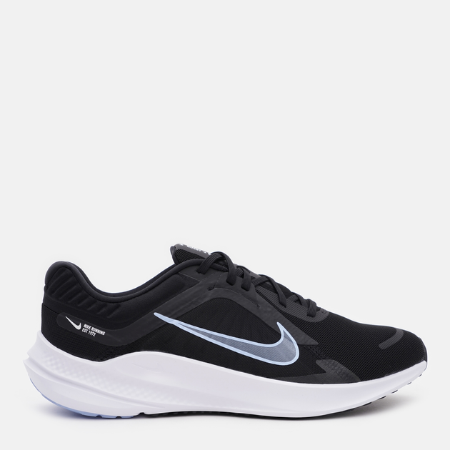 Акція на Чоловічі кросівки для бігу Nike Quest 5 DD0204-006 40.5 (7.5US) 25.5 см Чорні від Rozetka
