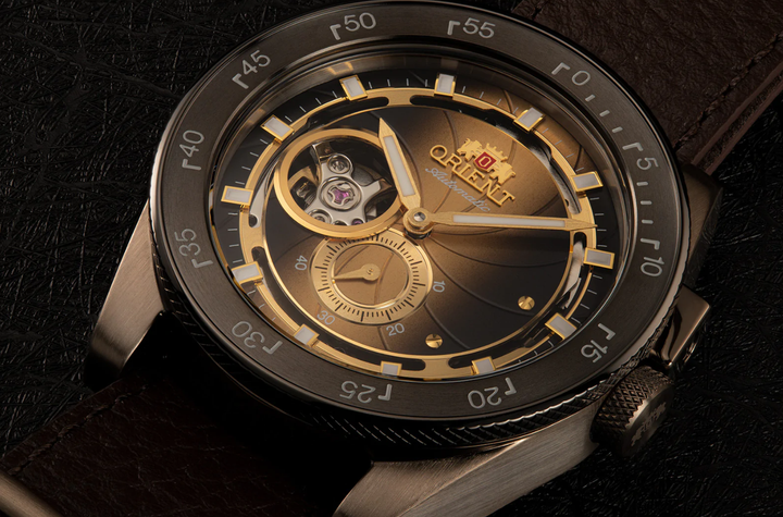 Мужские наручные часы Orient RA-AR0204G00B Металлик\Коричневый элитные - изображение 3