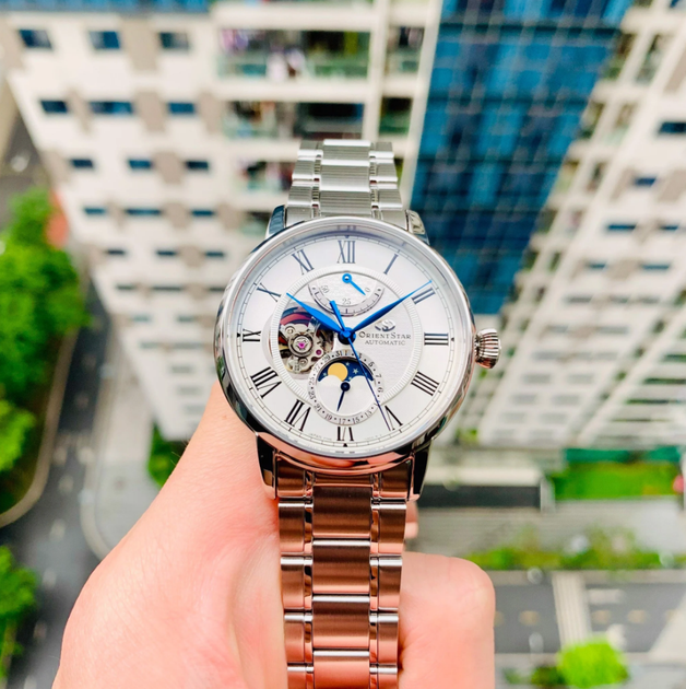 Чоловічий наручний годинник Orient RE-AY0102S00B Срібло\Білий елітні - зображення 7