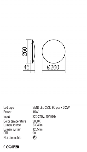 Бра Redo UMBRA AP LED 18W 3000K BK (5.1.2) 01-1336 - зображення 3